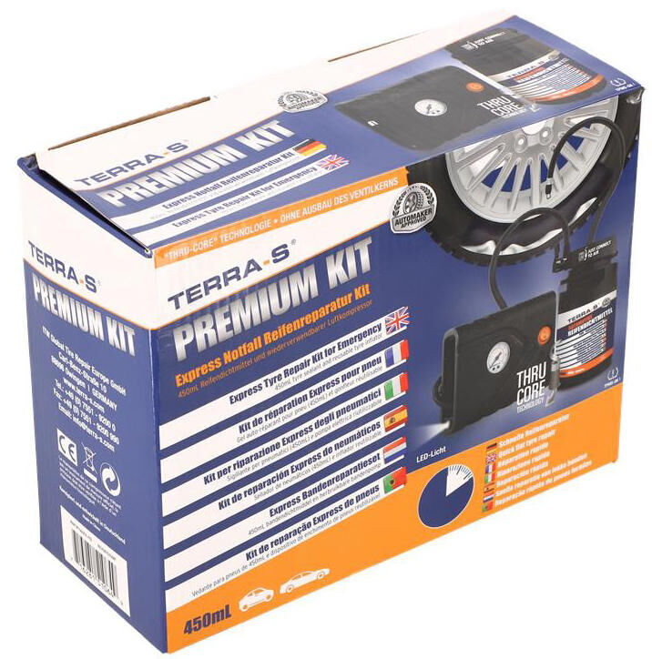 Autostyling seehase seehase bandenreparatieset terra s tire tensioning kit terra s premium