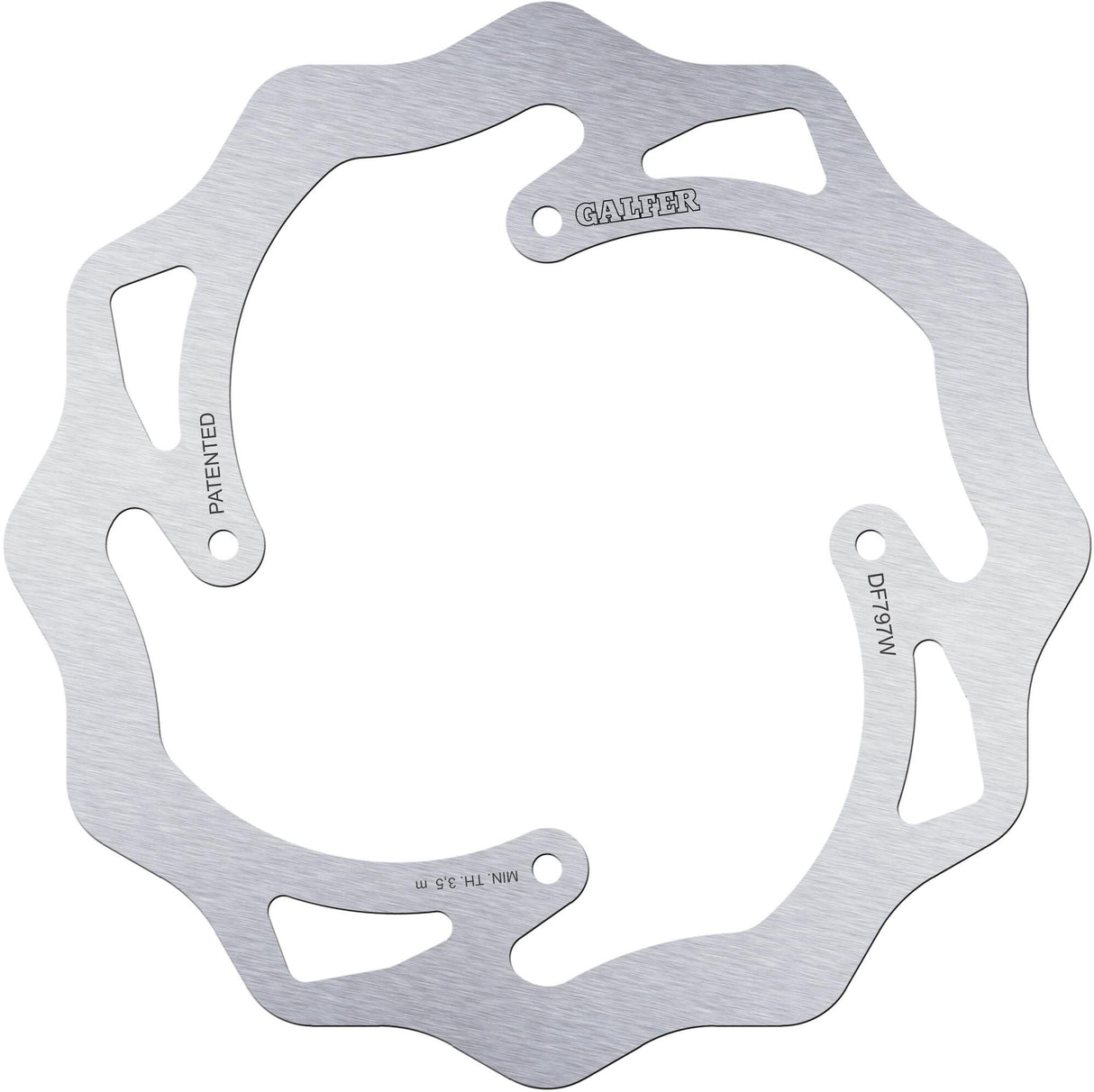 Galfer wave remschijf df797 rotor df797 type w offrod rigid