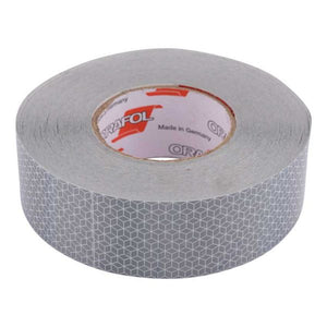 Reflective tape 50 mtr white