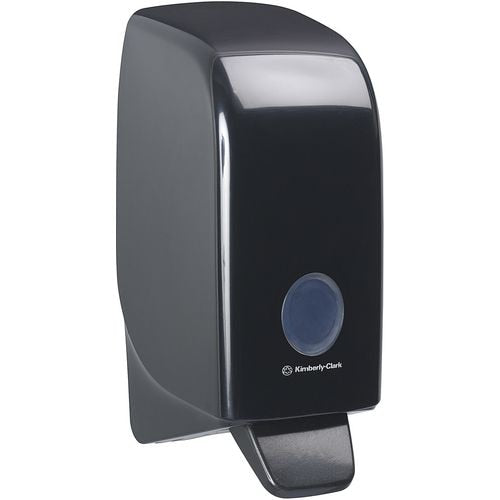 Handzeep dispenser aquarius 7173 kunststof 116x235x110mm 1l zwart