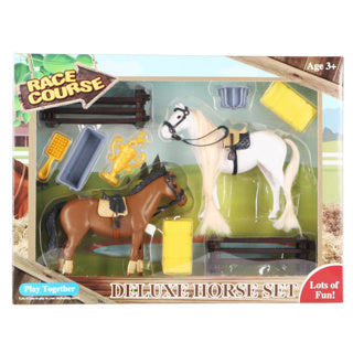 Horse play set with accessories