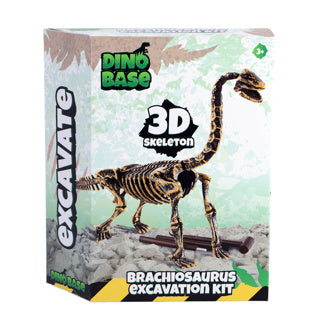 Dino base dinobase dino carving brachiosaurus 3d set | 3 pieces