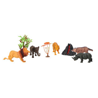 Wild Déier Set 8 -Peice