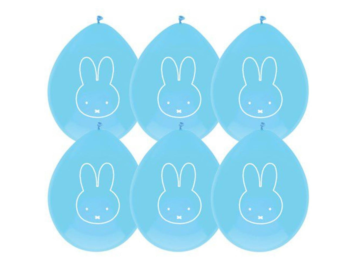 Balionai Miffy Blue, 6 vnt.