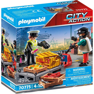 Playmobil 70775 customs control