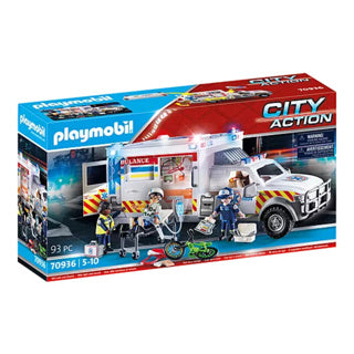 Playmobil 70936 Rescue vehicle: US Ambulance