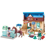 Playmobilski konji ali veterinarska praksa s konjskimi terapijami 71352