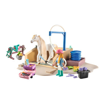 Playmobil konji ali slap Isabella in Leeuwin Speelset 71354