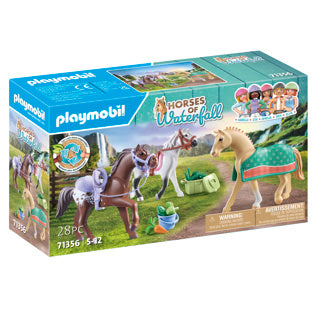 Playmobil Horses or Waterfall 3 horses with accessories 71356