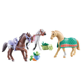 Playmobil Horses or Waterfall 3 horses with accessories 71356