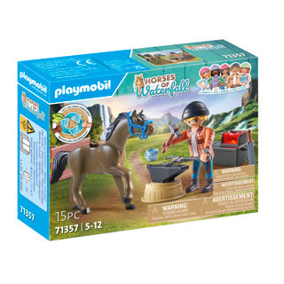 Playmobil Horses of Waterfall Hoefsmid: Ben Achilles 71357