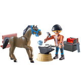 Playmobil Horses nebo Waterfall Hoefsmid: Ben Achilles 71357