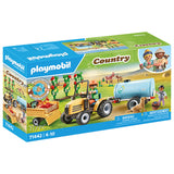 Playmobil My Life Tractor with trailer and water tank 71442