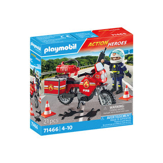 Playmobil 71466 Action Heroes Fire brigade on the site of the accident