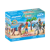 Melia playmobil 71470 starter packs paardrijden naar het strand