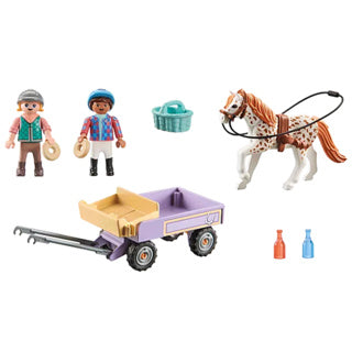 Playmobil 71496 chevaux ou cascade poney cutdry