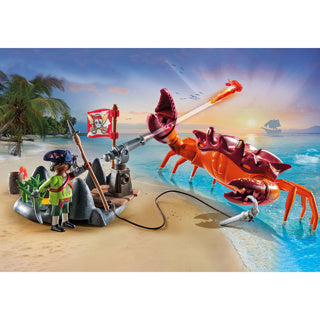 Playmobil Pirates fight against the gigantic crab 71532