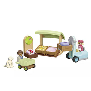 Playmobil 71691 Junior organic market stall forklift truck