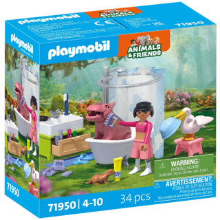 Playmobil 71950 Animal Bath Fun