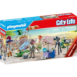 Playmobil City Life Coppia da sposa con pacchetto promozionale della telecamera 71367
