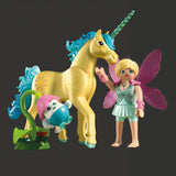 Playmobil 71842 Collectible Unicorn Sunshine Blossom with Fairy