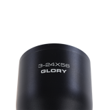 Gloria di portata del fucile Konus 3-24x56 SFP, Fine (MOA)