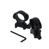 Kúpos gyorskioldó rögzítőgyűrűk, 25,4 mm magas