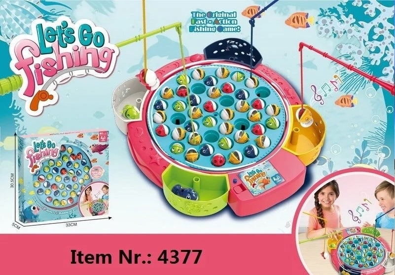 Jonotoys fish game Let apos; s go fishing with 45 fish