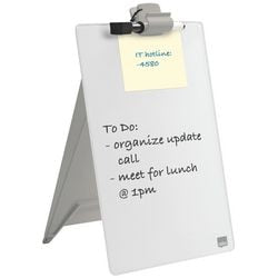 Nobo table flipchart glass 216 x 297 mm white