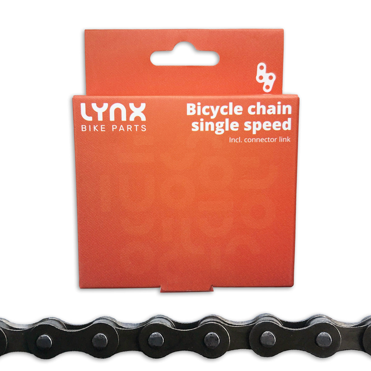 Lynx Bicycle Chain - Standardní náhrdelník, 112 odkazů, 1 2 x 1 8, šedá