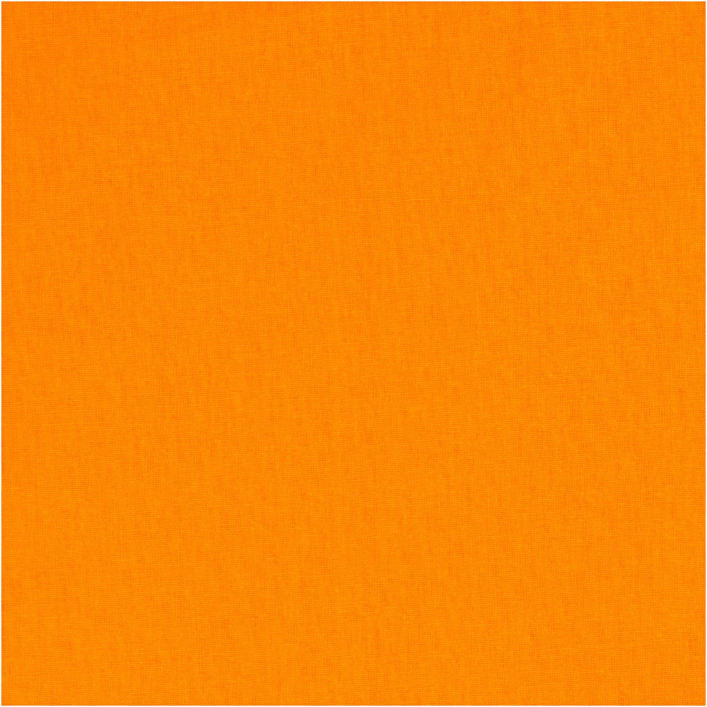 Creativ company fabric, w: 145 cm, 140 gr, orange, 2 m 1 box