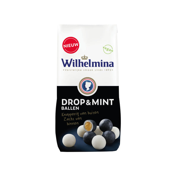 Wilhelmina licorice mint balls vegan bag (10x200gr)
