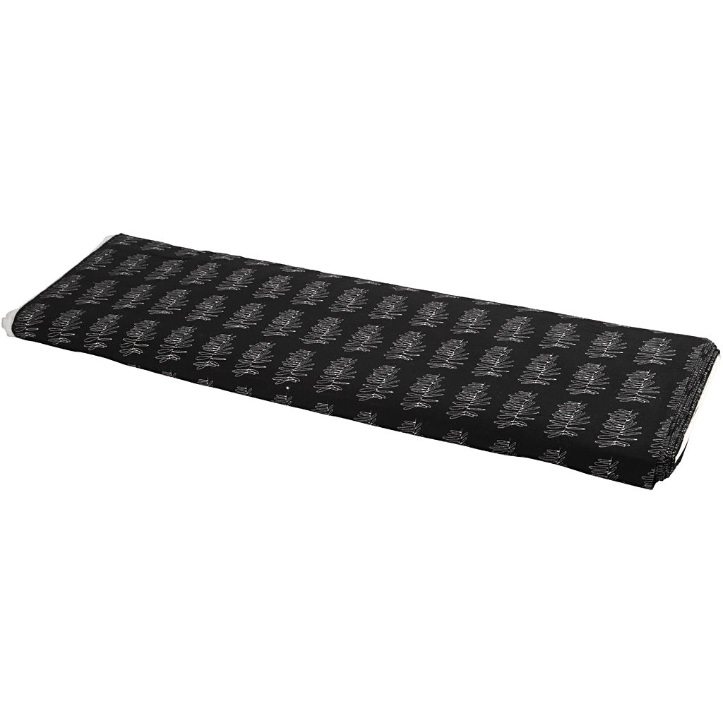 Creativ company fabric, w: 145 cm, 140 gr, dark gray, 10 m 1 roll