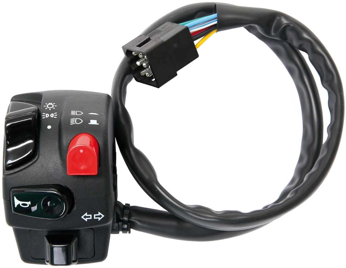 Domino switching unit handlebar shifter left turn signal, horns, left