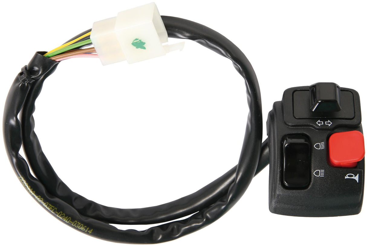Domino switching unit handlebar shifter left turn signal, horns, left