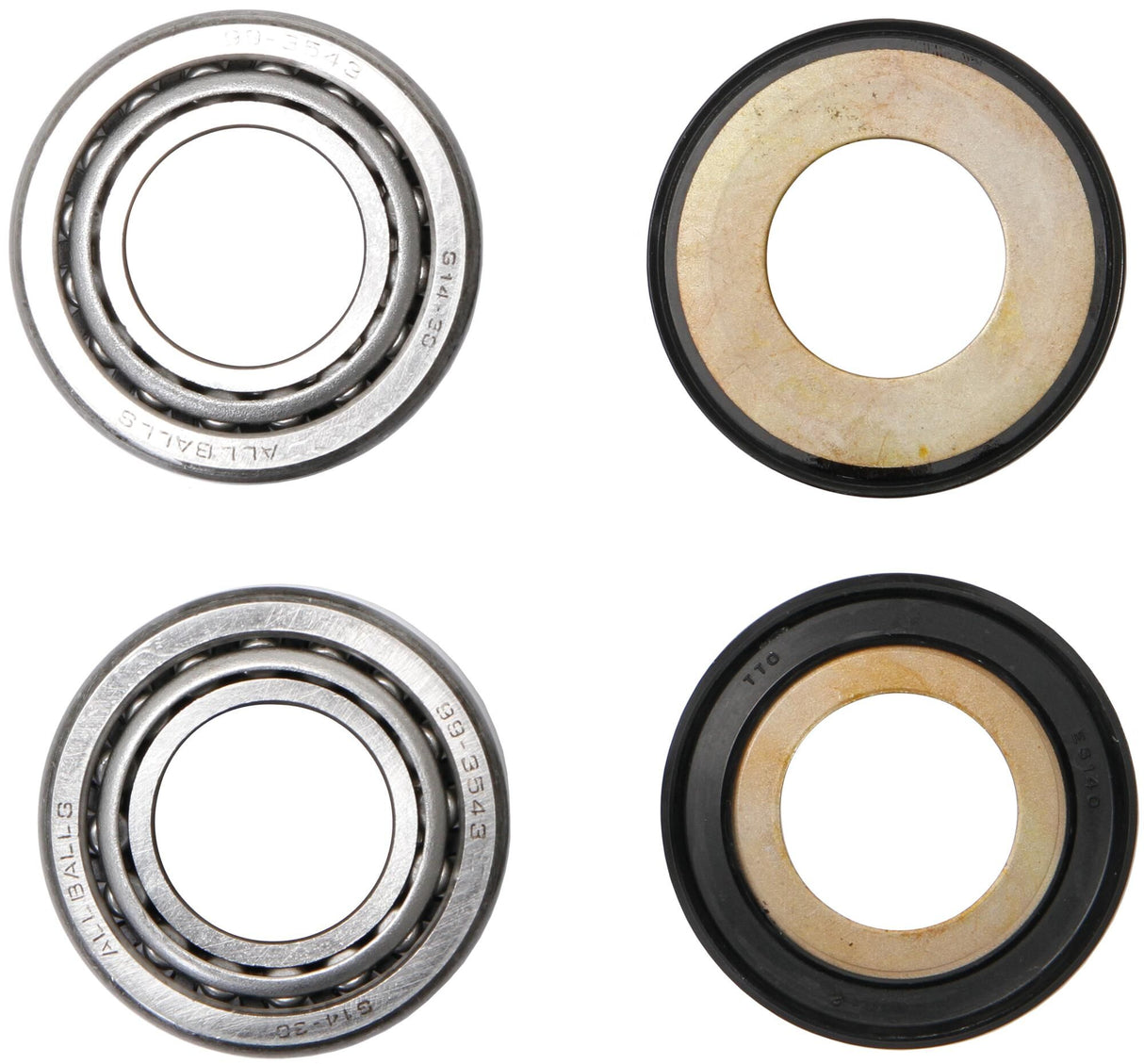 All balls racing balhoofd lagerset steering head bearing set 22-1062 with simmerrings