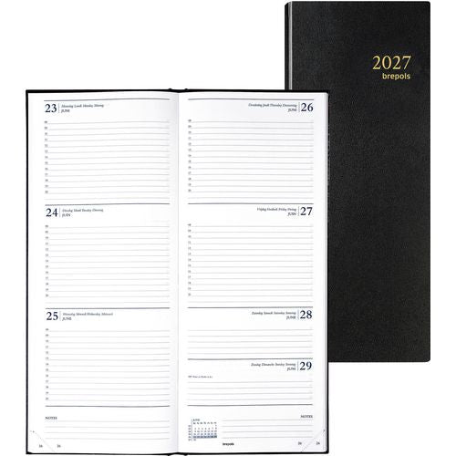 Agenda brepols saturnus zwart