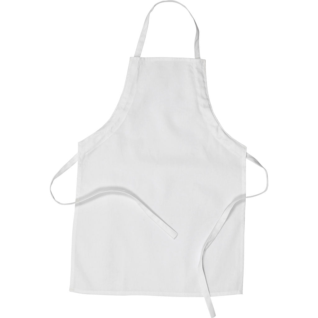 Creativ company color your own apron white
