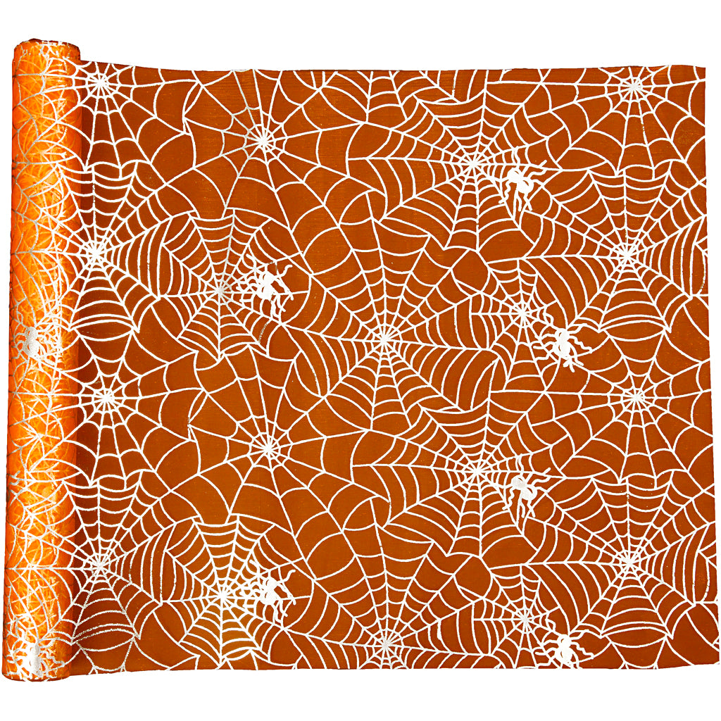 Creativ company table runner, l: 3.5 m, w: 29 cm, orange, 1 roll