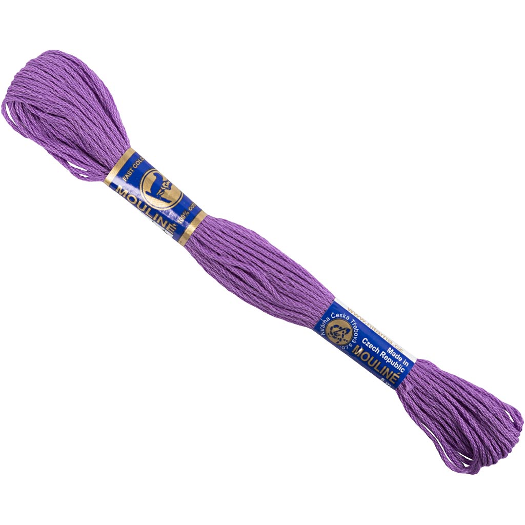 Ustvarjalno podjetje Embroidery nit Purple, 8m