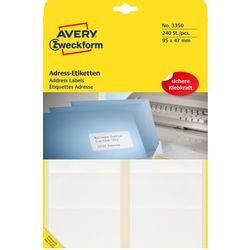 Avery white address labels 240 pcs