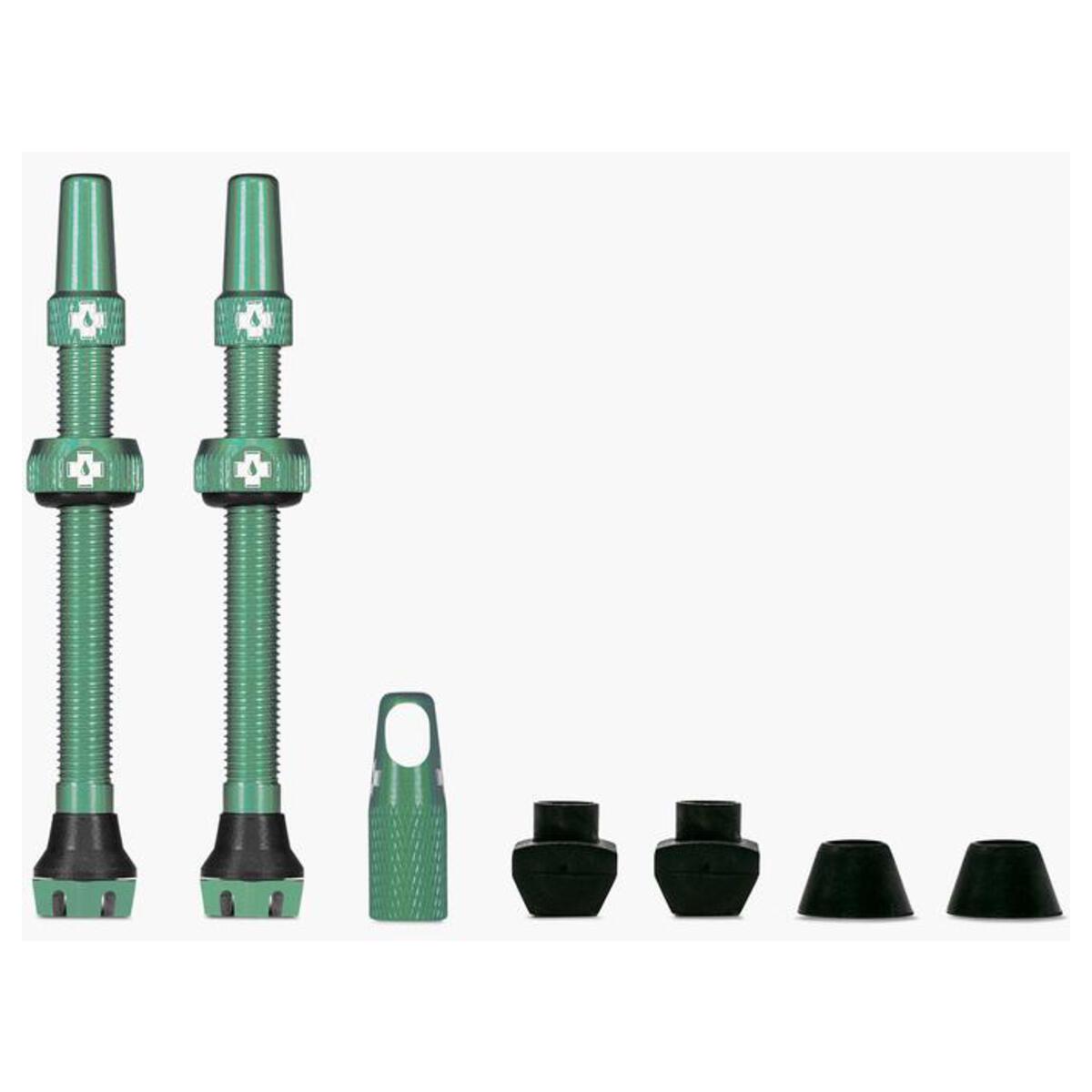 Muc-off tubeless valve set 44mm turquoise