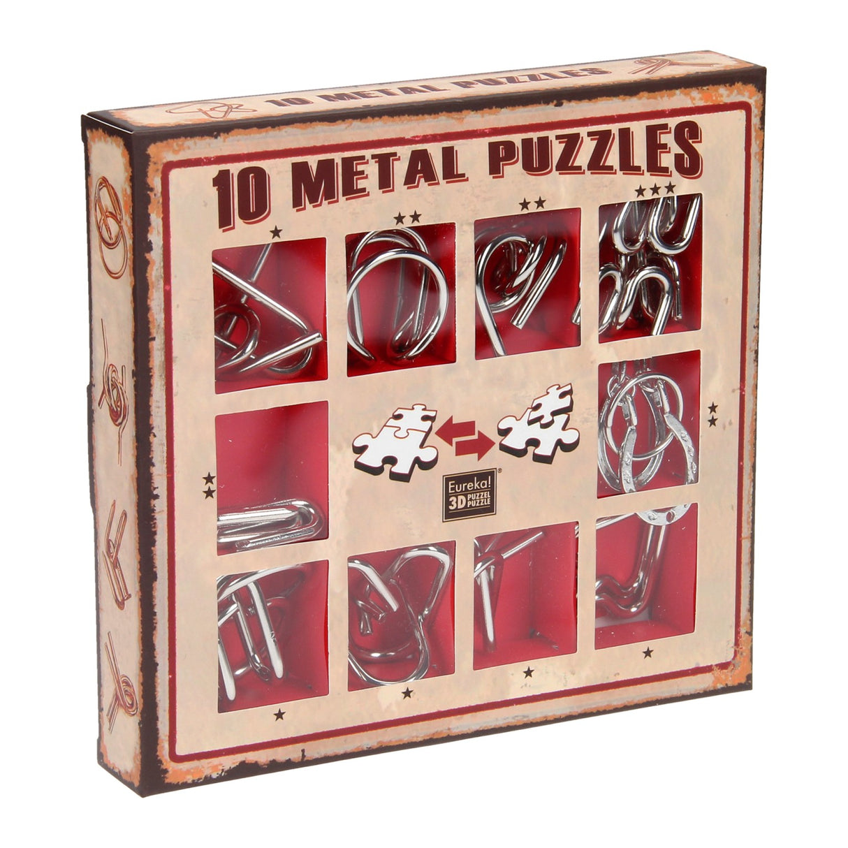 I puzzle cerebrali impostati in rosso, decimo.