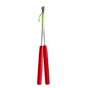 Eureka aluminum devil sticks - red