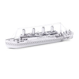 Eureka Metal Earth Titanic Ship Silver Edition