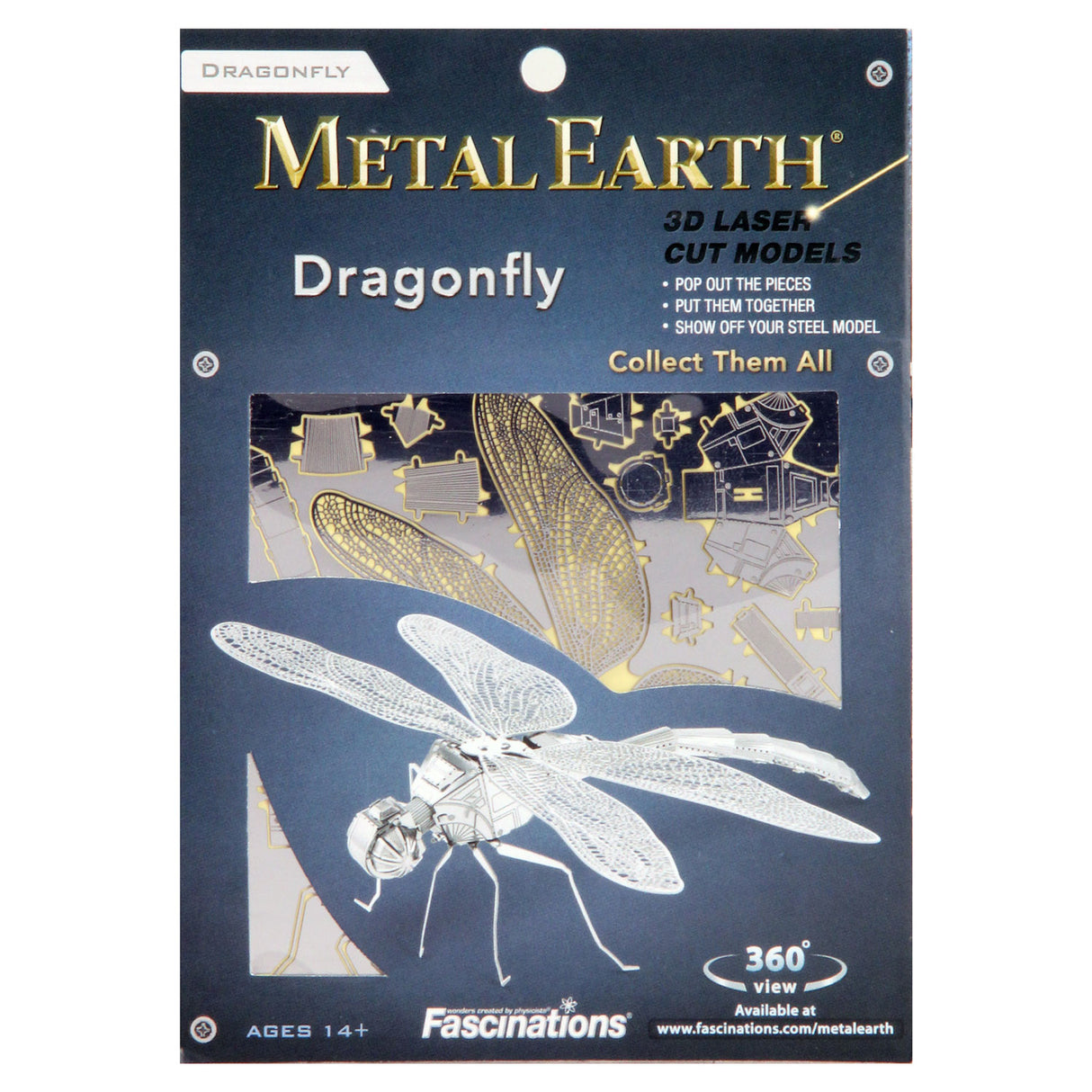 Libélula de terra de metal Eureka