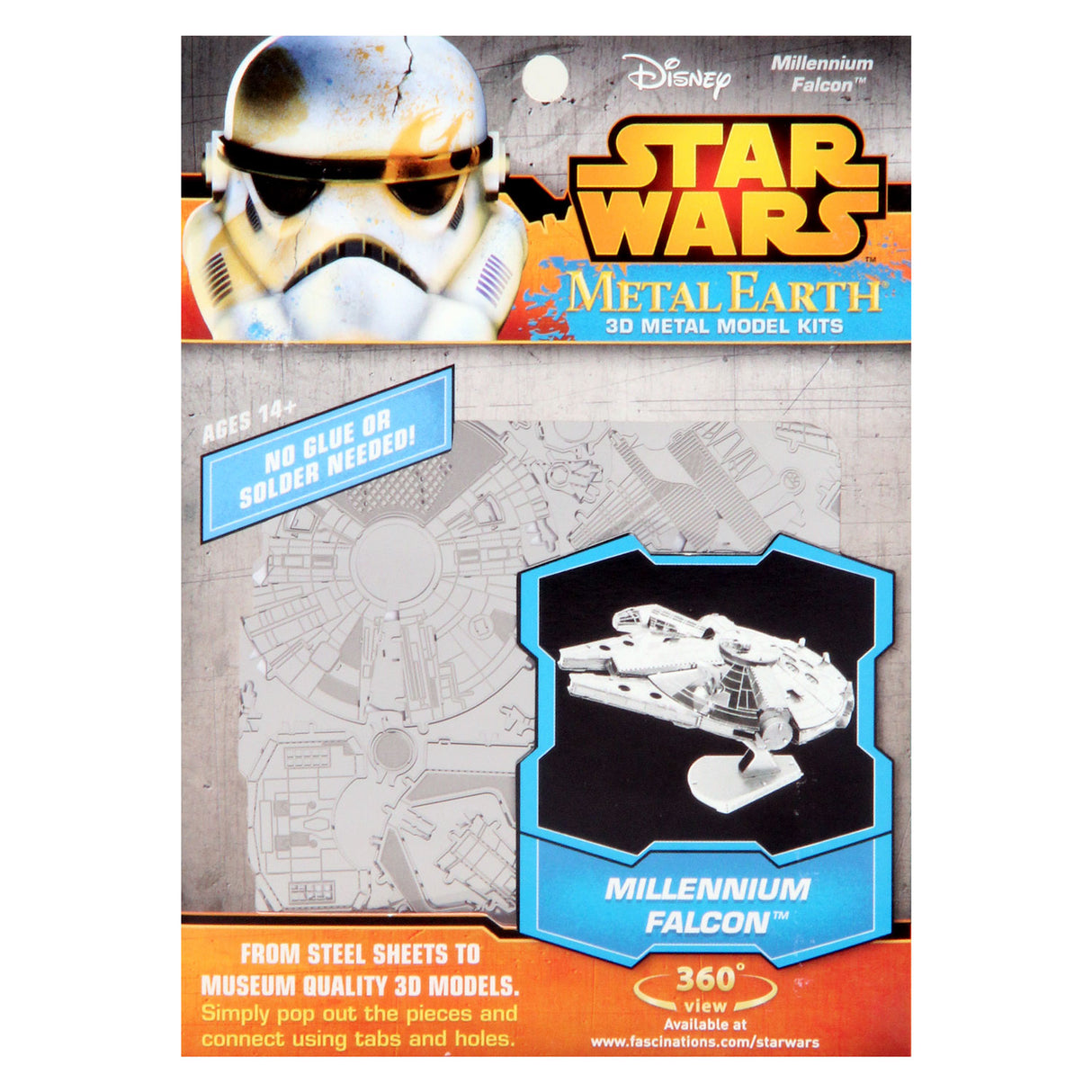 Eureka Metal Earth Star Wars Millenium Falcon