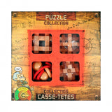 Eurea Holz Brain Puzzles Extrem, 4st.