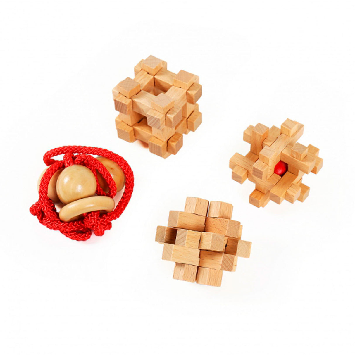 Eureka Wooden Brain quebra -cabeças Extreme, 4st.