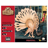 Gepetton työpaja puinen rakennuspaketti 3D - Peacock
